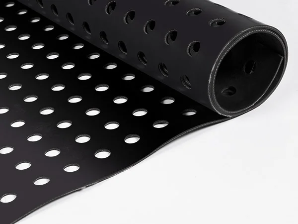 Ventilated Natural Nylon Insertion Rubber Sheet